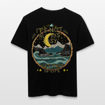 Izanami, Berge, 1st | Essential, Relaxed Fit Unisex Bio T-Shirt - Schwarz