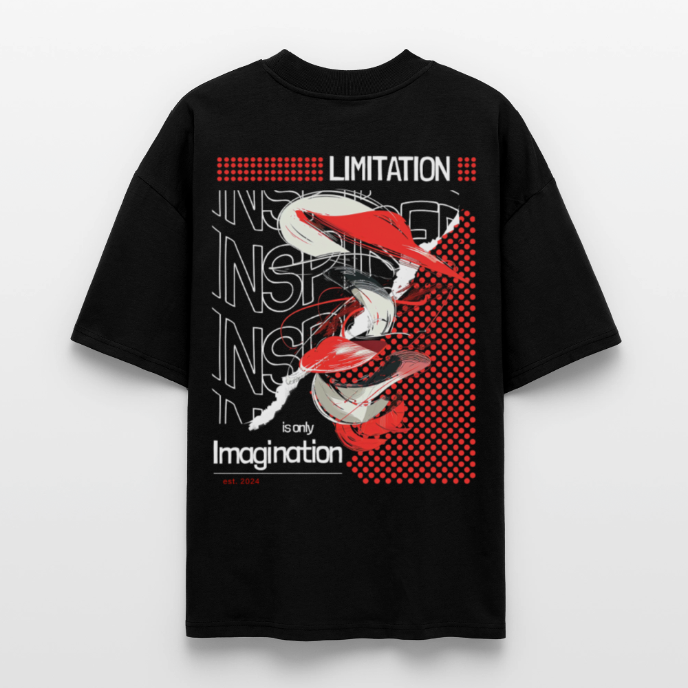 Xiwangmu, Muschel, 1st | Blaster, Oversize Bio T-Shirt, Unisex - Schwarz
