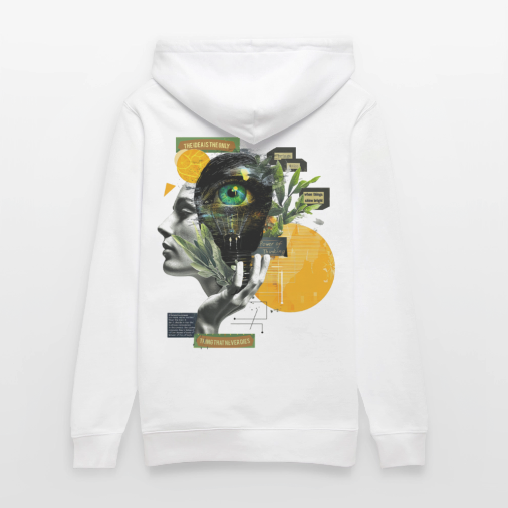 Stellara, Glühbirne, 1st | Cruiser, Unisex Bio-Hoodie - Weiß