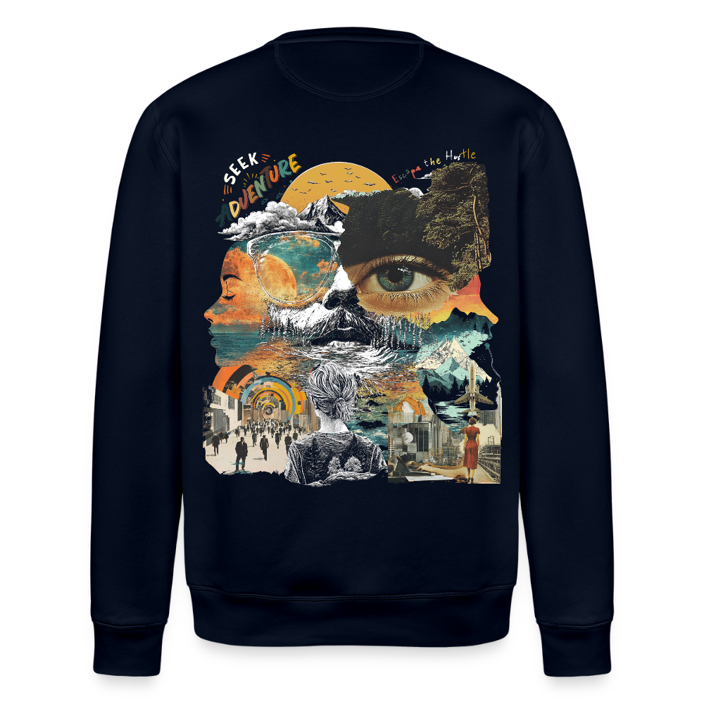 Helian, Frau, 1st | Roller, Unisex Bio-Sweatshirt - Navy