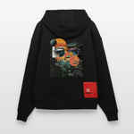 Izanagi, Sonnenbrille, 1st | Heavyweight Oversized Bio Hoodie, Unisex - SOLID BLACK