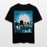 Themisan, Friedhof, 1st | Essential, Relaxed Fit Unisex Bio T-Shirt - Schwarz