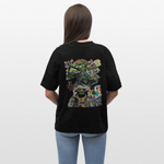 Oceani, Berge, 1st | Blaster, Oversize Bio T-Shirt, Unisex - Schwarz