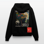 Aphroan, Bär, 1st | Heavyweight Oversized Bio Zip Hoodie, Unisex - SOLID BLACK