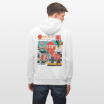 Solvarion, Stopp, 1st | Cruiser, Unisex Bio-Hoodie - Weiß
