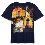 Morian, Leuchtturm, 1st | Teenager Bio T-Shirt - Navy