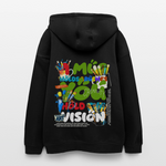 Thesean, Pinsel, 1st | Freshhood, Oversized Unisex Hoodie - Schwarz