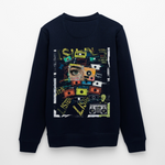 Shahzada, Kassetten, 1st | Roller, Unisex Bio-Sweatshirt - Navy
