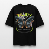 Harith, Schmetterling, 1st | Blaster, Oversize Bio T-Shirt, Unisex - Schwarz