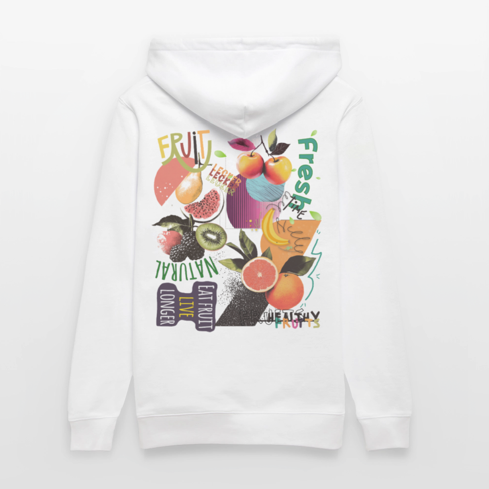 Xerathis, Obst, 1st | Cruiser, Unisex Bio-Hoodie - Weiß