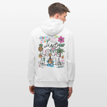 Draevenor, Blumen, 1st | Cruiser, Unisex Bio-Hoodie - Weiß