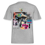 Saturnion, Raabe, 1st | Essential, Relaxed Fit Unisex Bio T-Shirt - Grau meliert