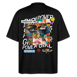 Xizir, Gesicht, 1st | Blaster, Oversize Bio T-Shirt, Unisex - Schwarz