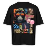 Perîzar, Affen, 1st | Breezy, Oversized Unisex T-Shirt - Schwarz
