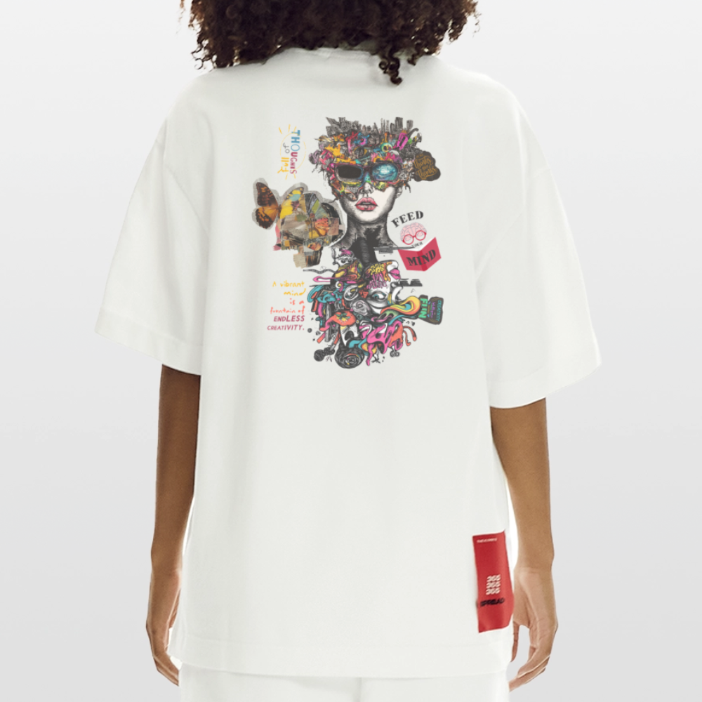 Stormrath, Fantasie, 1st | Heve, Heavyweight Oversized Bio T-Shirt, Unisex - OFF WHITE