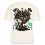 Thalvion, Baum, 1st | Essential, Relaxed Fit Unisex Bio T-Shirt - Naturweiß 