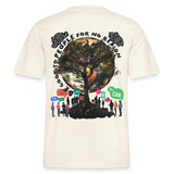 Thalvion, Baum, 1st | Essential, Relaxed Fit Unisex Bio T-Shirt - Naturweiß 
