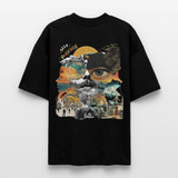 Helian, Frau, 1st | Blaster, Oversize Bio T-Shirt, Unisex - Schwarz