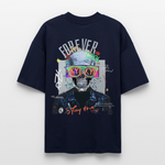 Fenriswolf, Totenkopf, 1st | Blaster, Oversize Bio T-Shirt, Unisex - Navy