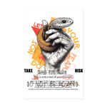 Eldamar, Schlange, 1st | Poster 20x30 cm - Weiß
