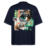Siegfried, Augen, 1st | Blaster, Oversize Bio T-Shirt, Unisex - Navy