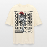 Tiberion, Rose, 1st | Blaster, Oversize Bio T-Shirt, Unisex - Weißgrau