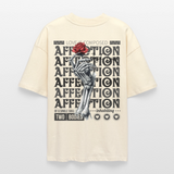 Tiberion, Rose, 1st | Blaster, Oversize Bio T-Shirt, Unisex - Weißgrau