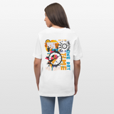 Arkenthos, Uhr, 1st | Essential, Relaxed Fit Unisex Bio T-Shirt - Weiß