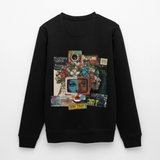 Baranê, Fernseher, 1st | Roller, Unisex Bio-Sweatshirt - Schwarz