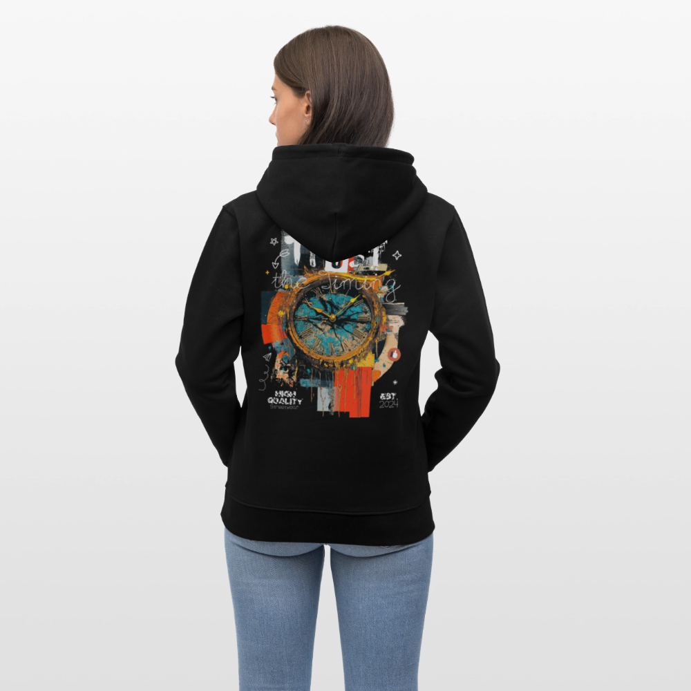 Demeteros, Uhr, 1st | Cruiser, Unisex Bio-Hoodie - Schwarz