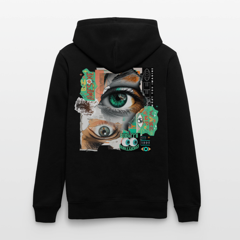 Siegfried, Augen, 1st | Cruiser, Unisex Bio-Hoodie - Schwarz