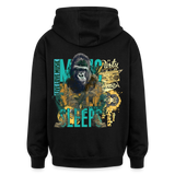 Herakles, Gorilla, 1st | Freshhood, Oversized Unisex Hoodie - Schwarz