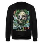 Persephi, Totenkopf, 1st | Roller, Unisex Bio-Sweatshirt - Schwarz