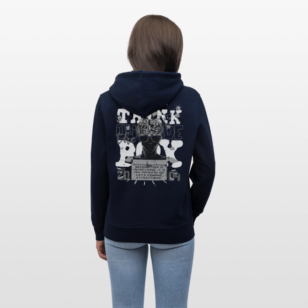 Nyxan, Gehirn, 1st | Cruiser, Unisex Bio-Hoodie - Navy