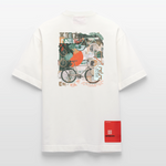 Eldrathis, Fahrrad, 1st | Heve, Heavyweight Oversized Bio T-Shirt, Unisex - OFF WHITE