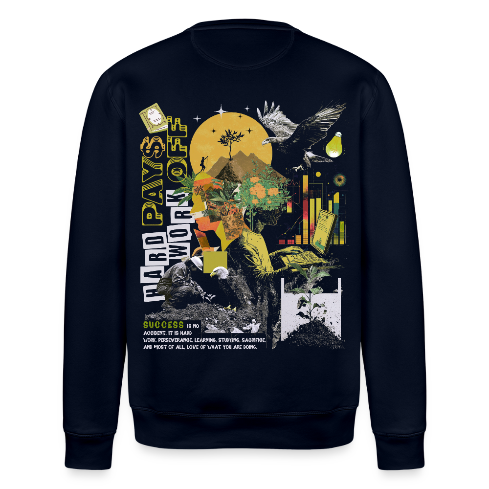 Ryujin, Falke, 1st | Roller, Unisex Bio-Sweatshirt - Navy