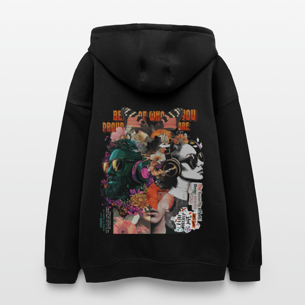 Qareen, Sonnenbrille, 1st | Freshhood, Oversized Unisex Hoodie - Schwarz