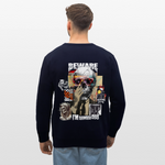 Saxnot, Totenkopf, 1st | Roller, Unisex Bio-Sweatshirt - Navy