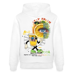 Neptaros, Zitrone, 1st | Cruiser, Unisex Bio-Hoodie - Weiß