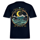 Izanami, Berge, 1st | Essential, Relaxed Fit Unisex Bio T-Shirt - Navy