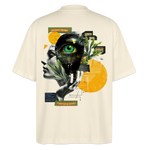 Stellara, Glühbirne, 1st | Blaster, Oversize Bio T-Shirt, Unisex - Weißgrau