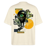 Stellara, Glühbirne, 1st | Blaster, Oversize Bio T-Shirt, Unisex - Weißgrau