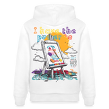Noctharius, Malen, 1st | Cruiser, Unisex Bio-Hoodie - Weiß