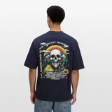 Panian, Berge, 1st | Breezy, Oversized Unisex T-Shirt - Navy