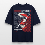 Xiwangmu, Muschel, 1st | Blaster, Oversize Bio T-Shirt, Unisex - Navy
