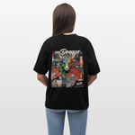 Nezha, Drache, 1st | Blaster, Oversize Bio T-Shirt, Unisex - Schwarz