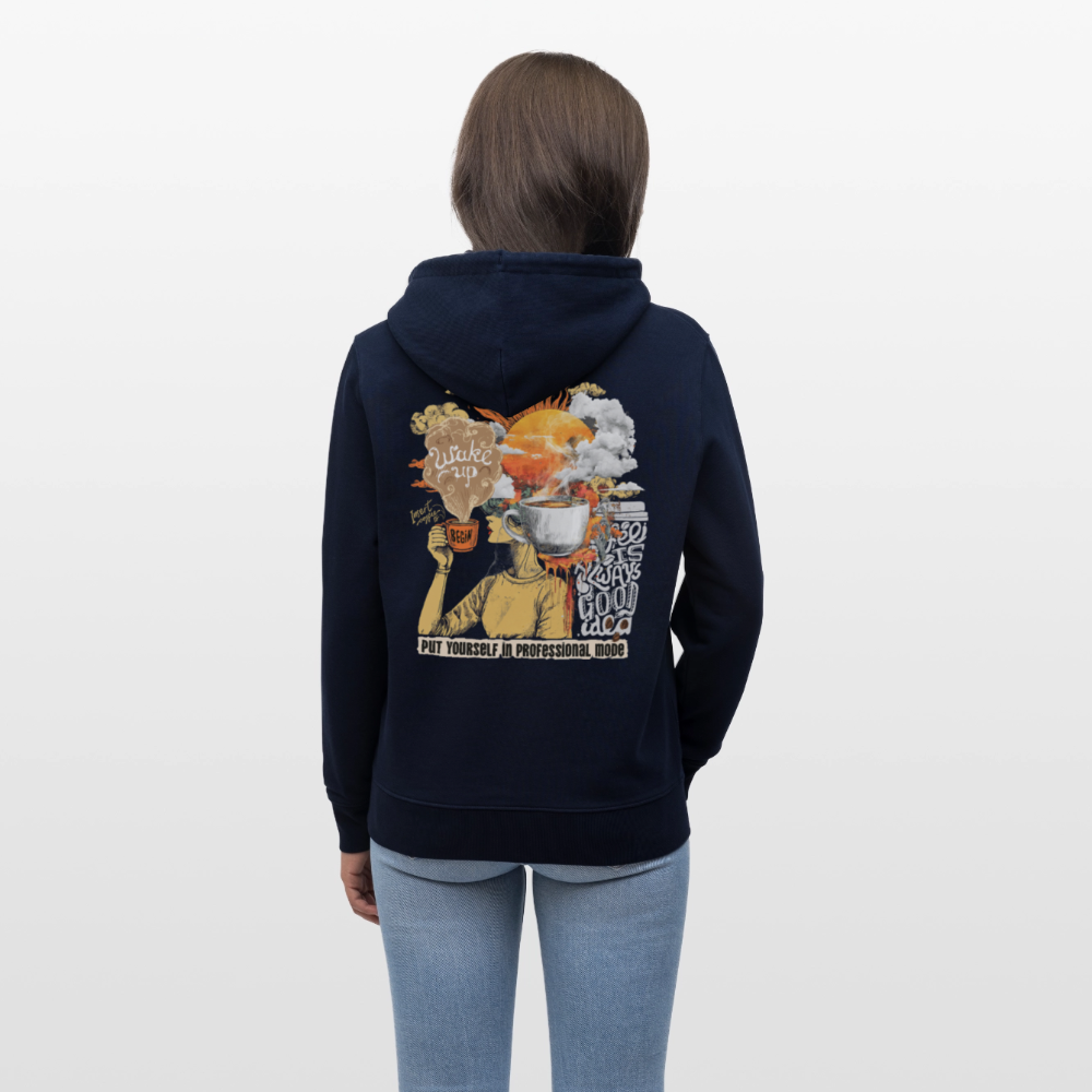 Artema, Kaffee, 1st | Cruiser, Unisex Bio-Hoodie - Navy