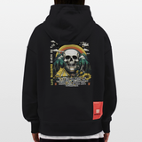 Panian, Berge, 1st | Heavyweight Oversized Bio Hoodie, Unisex - SOLID BLACK