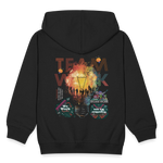 Inari, Glühbirne, 1st | Kinder Zip Hoodie - Schwarz