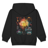 Inari, Glühbirne, 1st | Kinder Zip Hoodie - Schwarz